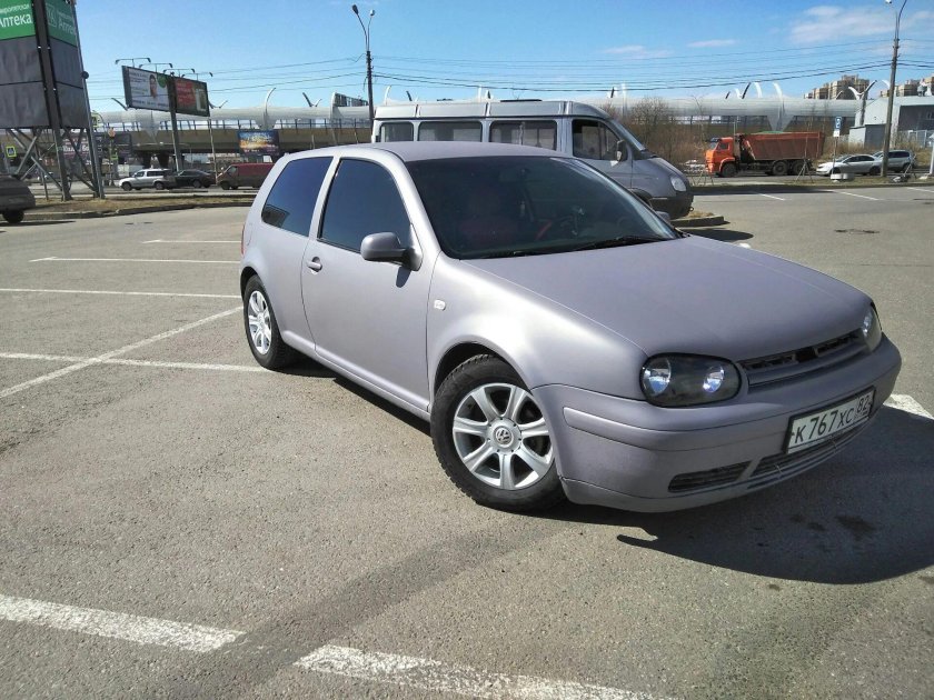 Фольксваген гольф 4 серебристый