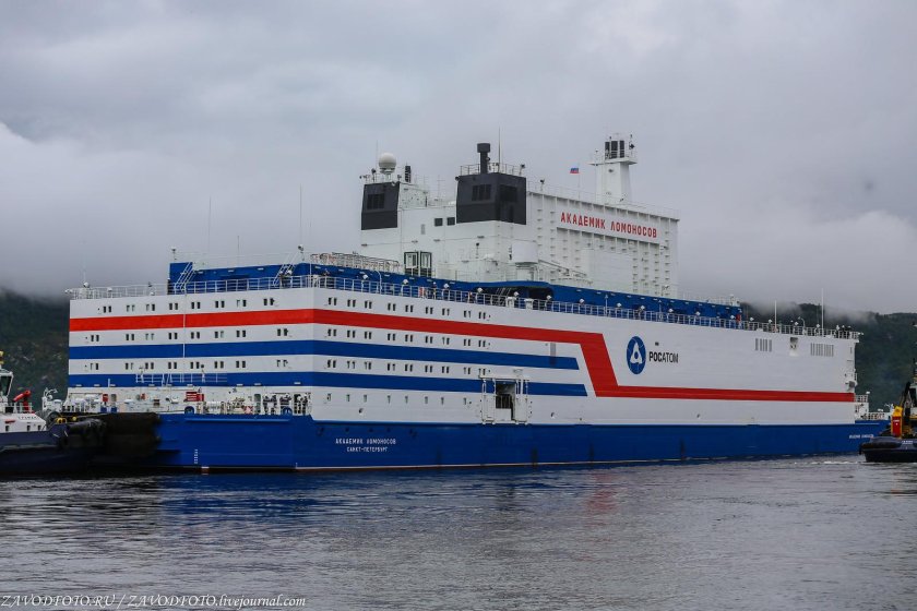 Плавучий энергоблок академик Ломоносов