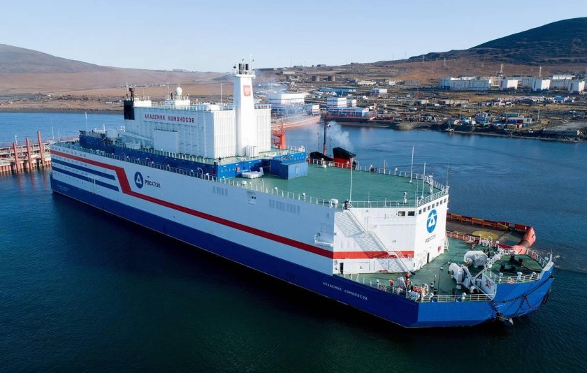 Академик Ломоносов плавучая атомная электростанция