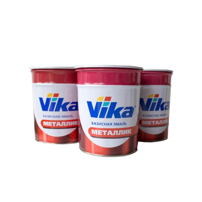 Автоэмаль Vika 640 серебристый металлик