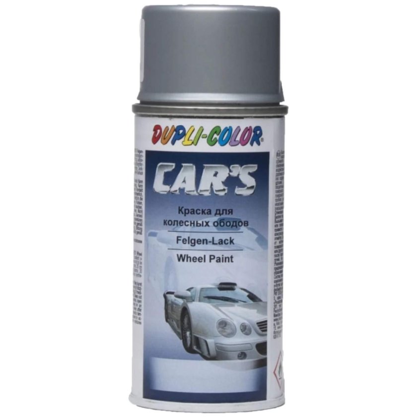 Автомобильная эмаль серебристая цвета