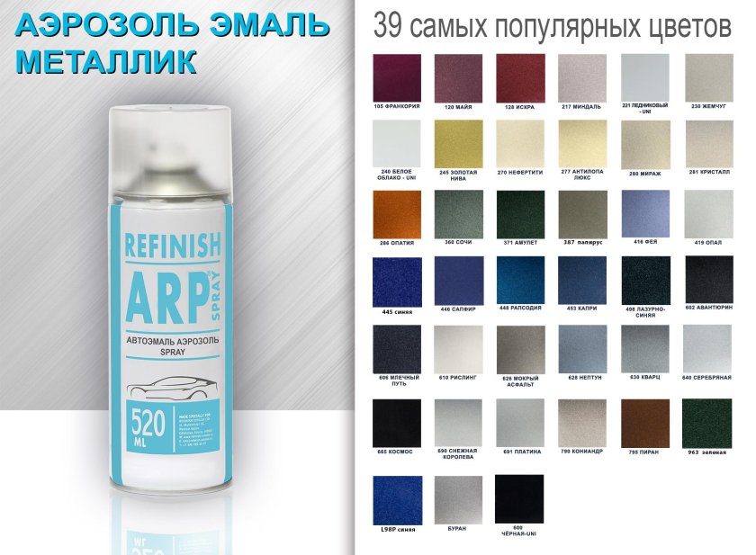 Краска Снежная Королева 690 аэрозоль