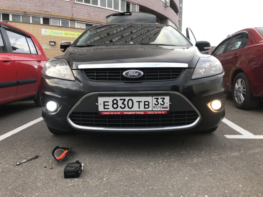 Форд фокус 2 с лед туманками