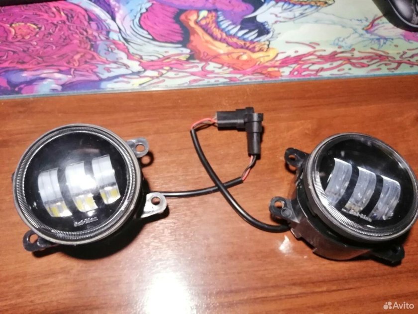 Форд фокус 2 ПТФ лед