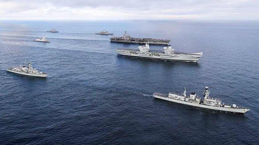 Авианосец Великобритании Queen Elizabeth