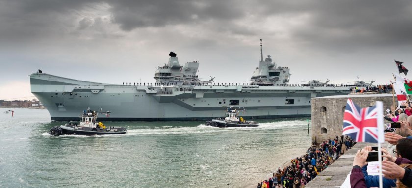HMS Queen Elizabeth авианосец