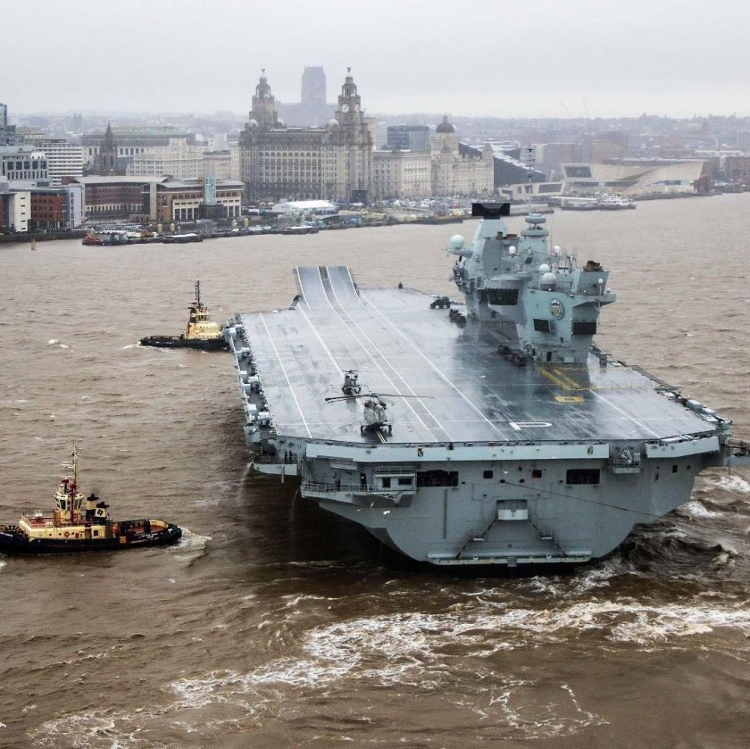 Британский авианосец «принц Уэльский»