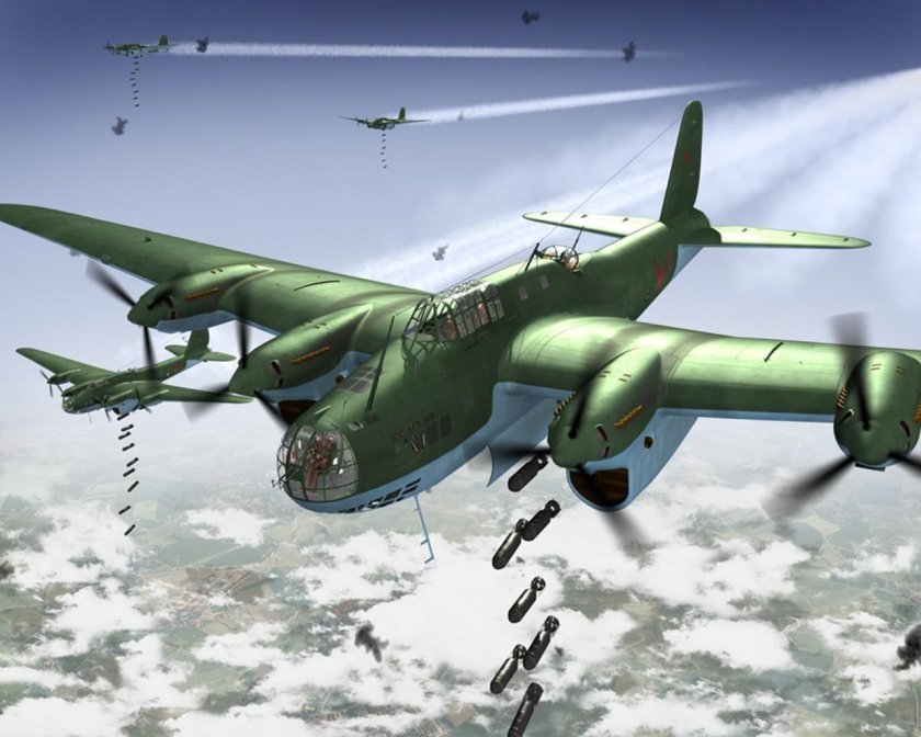 Самолет Петляков пе-8