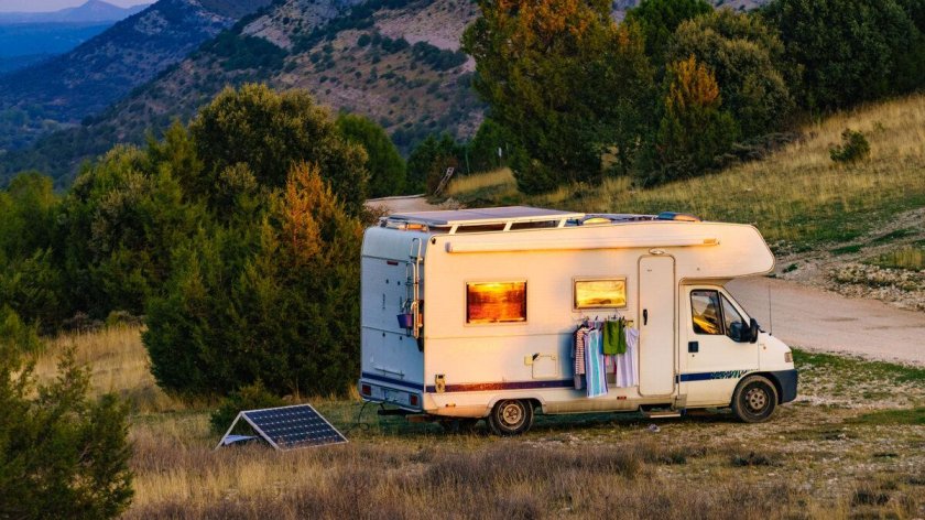 Дом на колесах на солнечной энергии