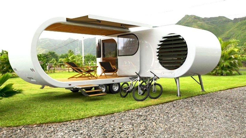 Раскладной автодом трансформер