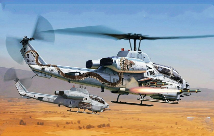 Вертолет Ah-1w "супер Кобра"