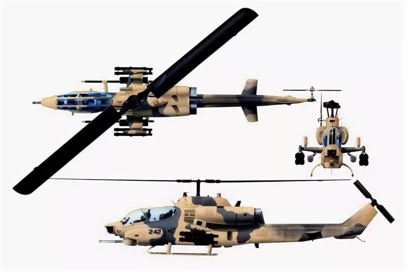 Bell Ah-1 Cobra вертолет