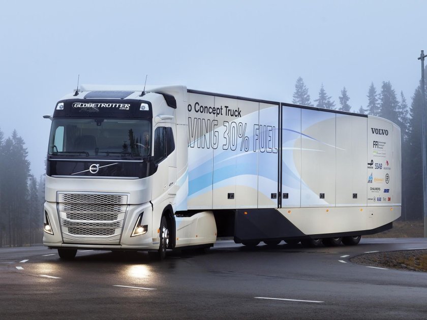 Гибридный грузовик Volvo