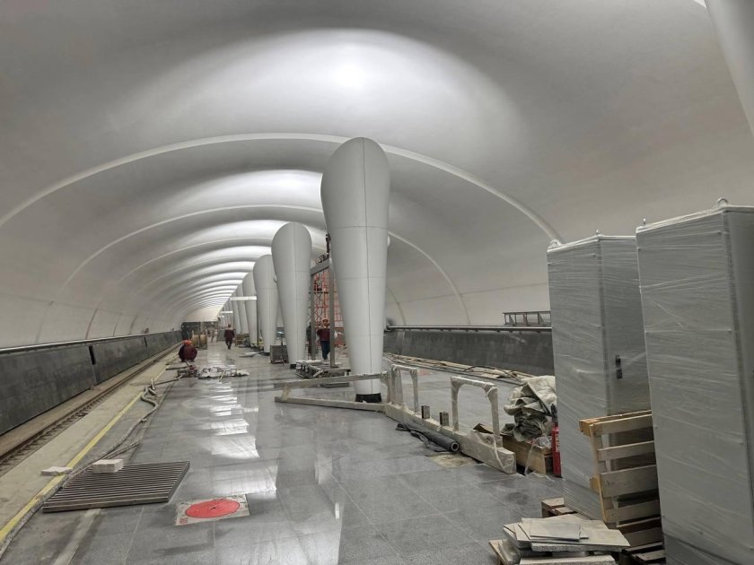 Люблинско-Дмитровская линия станция Физтех