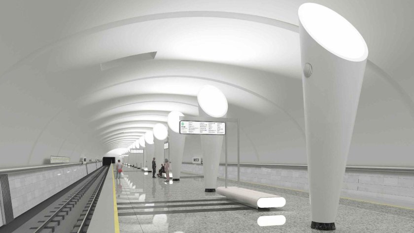 Проект станции метро физтех