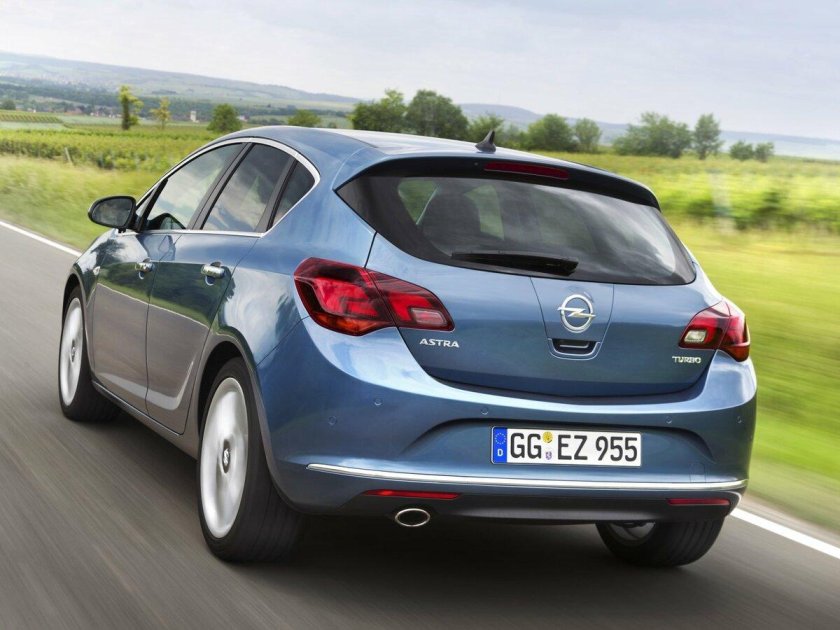 Opel astra j restyling
