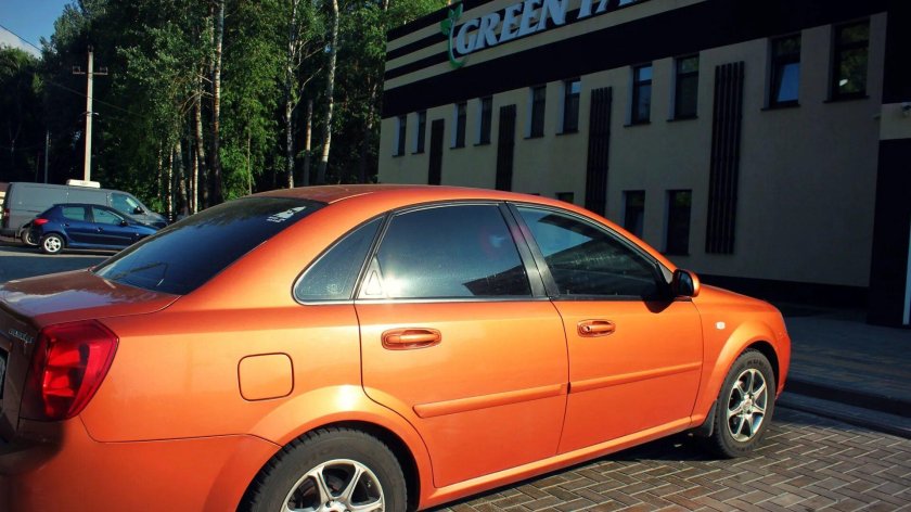 Обвес Лачетти оранжевый