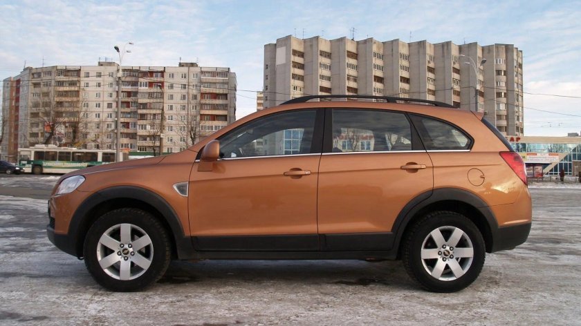 Шевроле Каптива 1 оранжевый