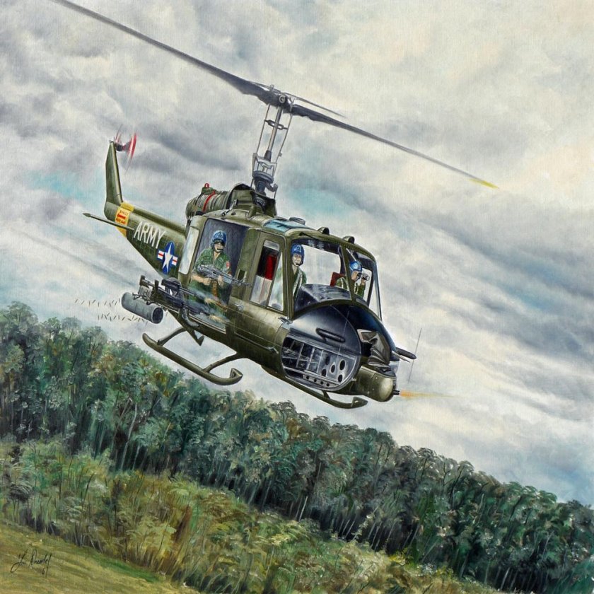 Хьюи вертолет Вьетнам