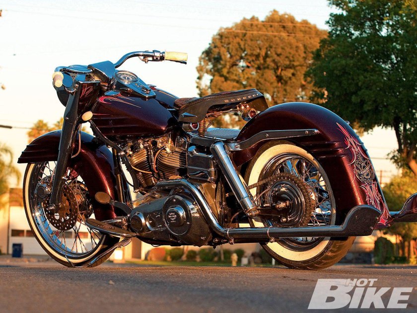 Чоппер мотоцикл Харлей Дэвидсон