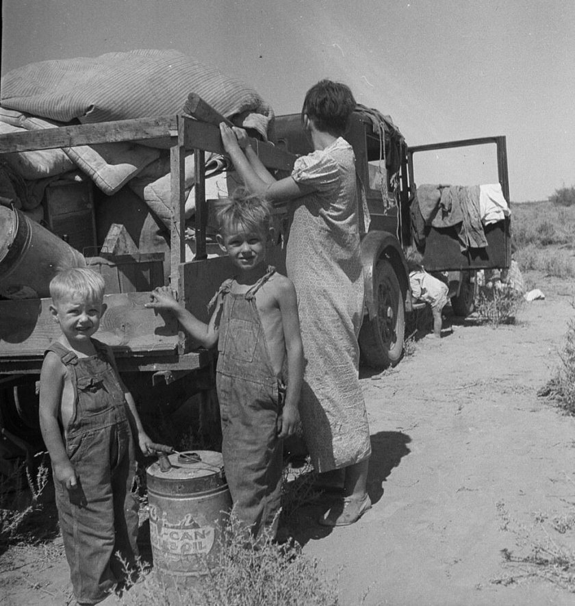 Великая депрессия 1929-1933 голод в США