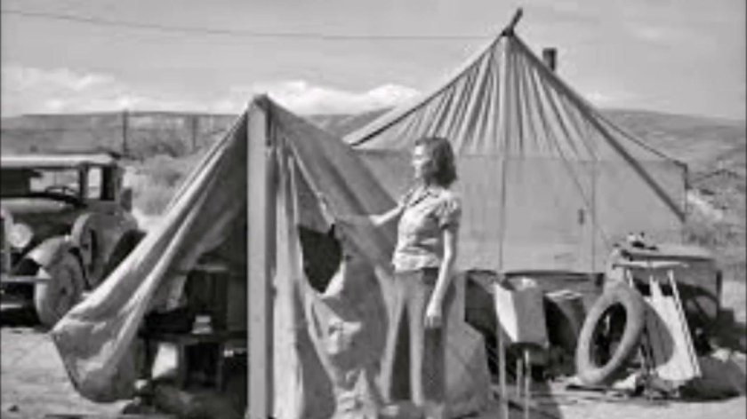 Великая депрессия в США палаточные