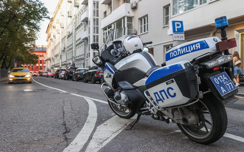 Мотоцикл полиция