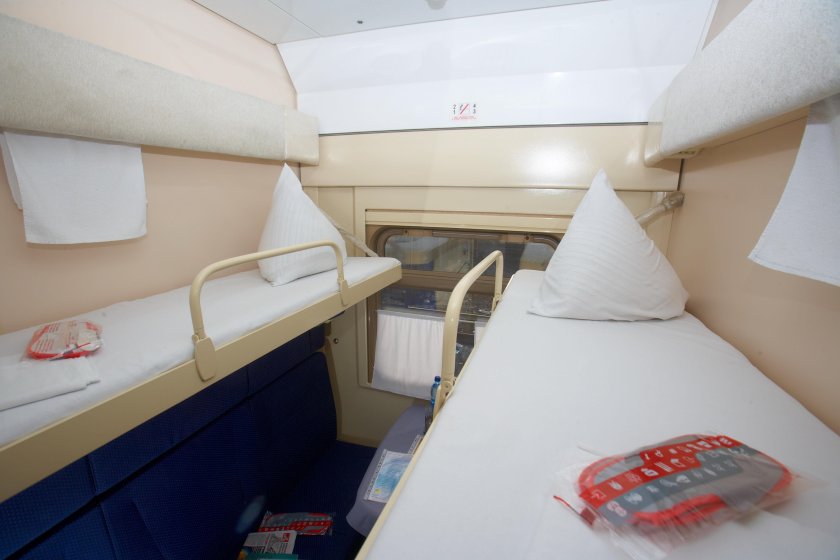 Купе верхняя полка ФПК