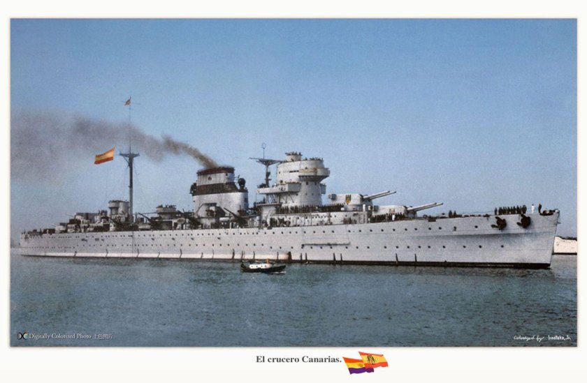 Испанский крейсер Канариас