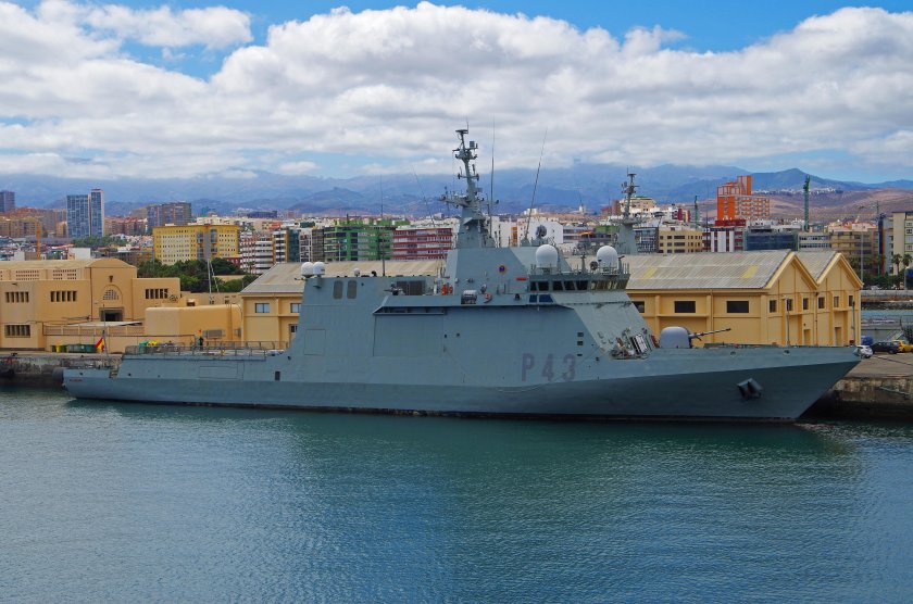 Патрульный корабль ВМС Испании типа Meteoro райо