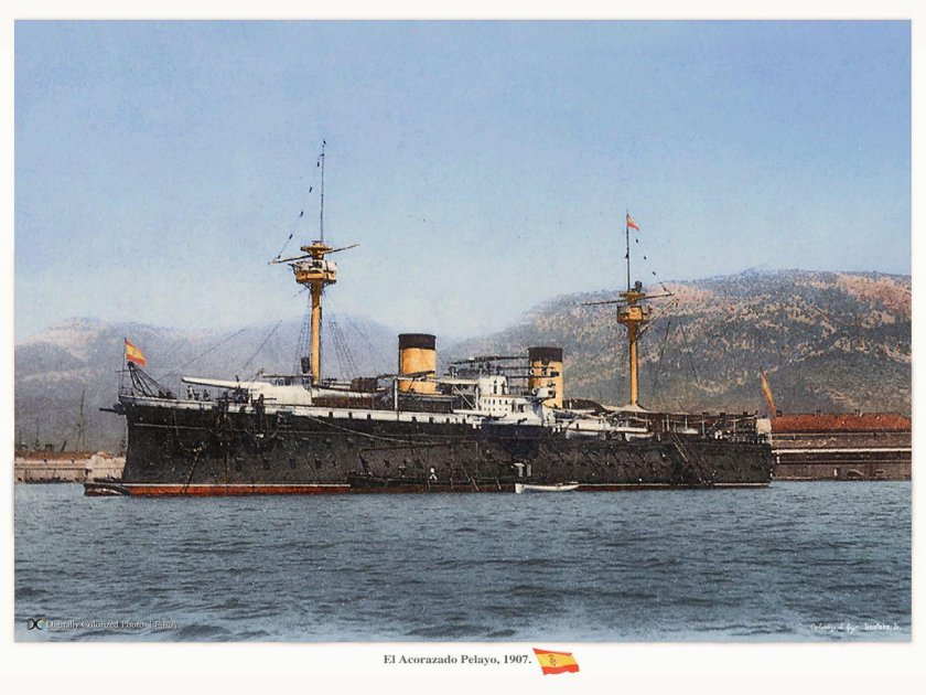 Испанский броненосец Пелайо