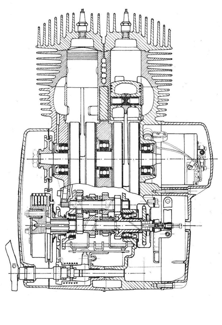 Чертежи двигателя Ява 634