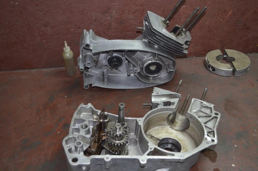 Сборка двигателя Jawa 634