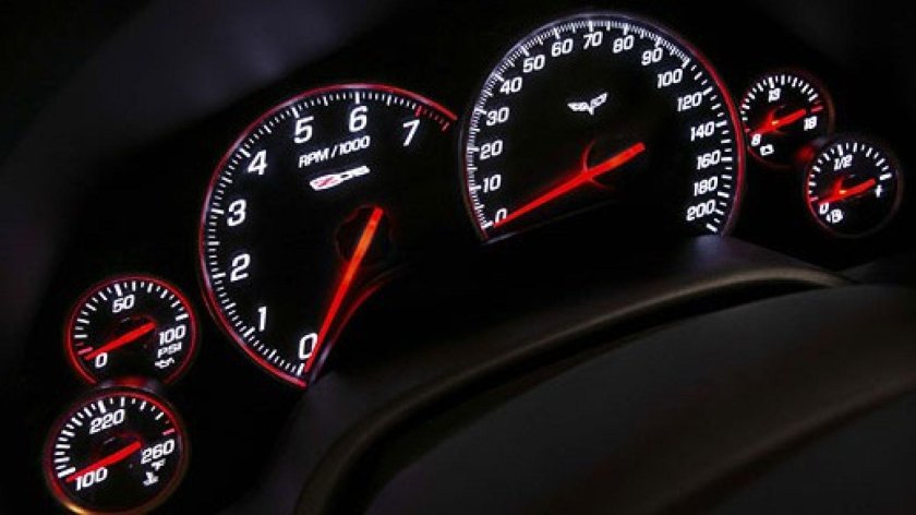 Corvette c6 спидометр