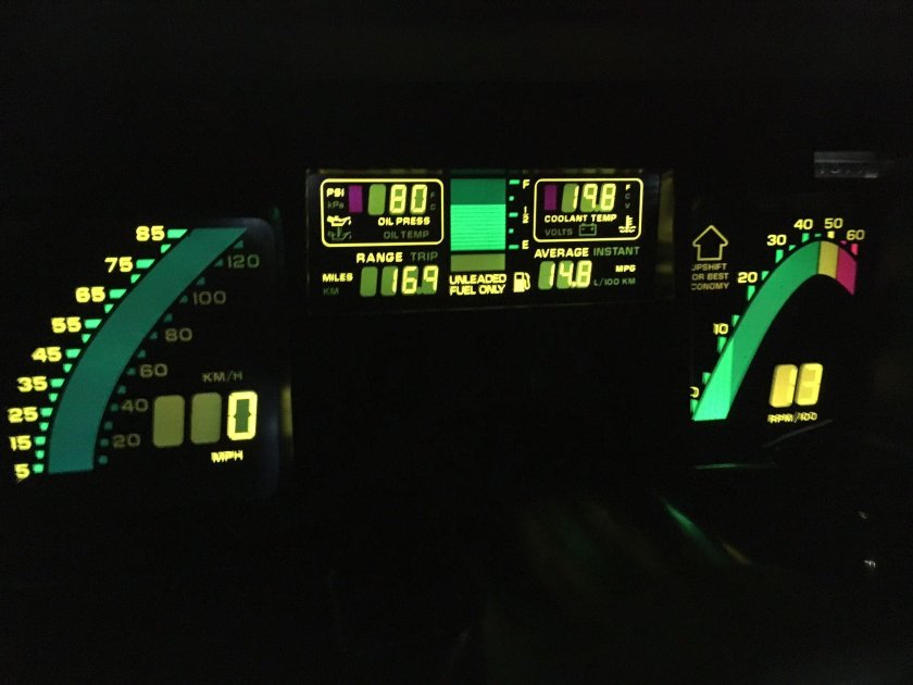 Chevrolet Corvette c4 приборная панель