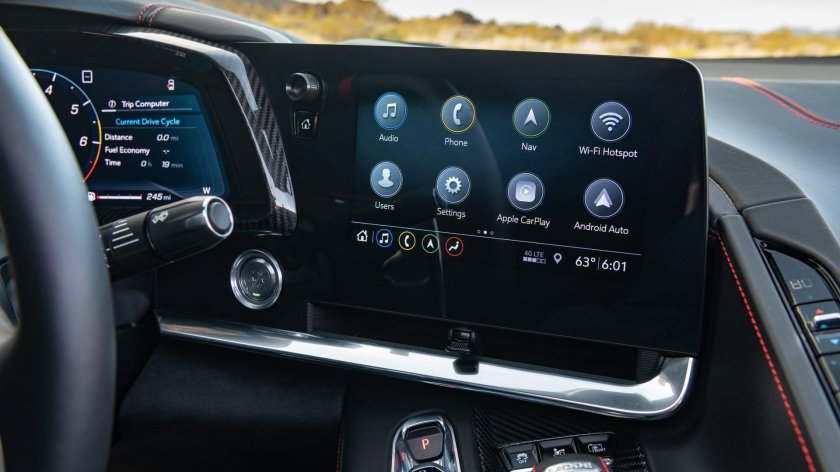 Корвет с8 приборка