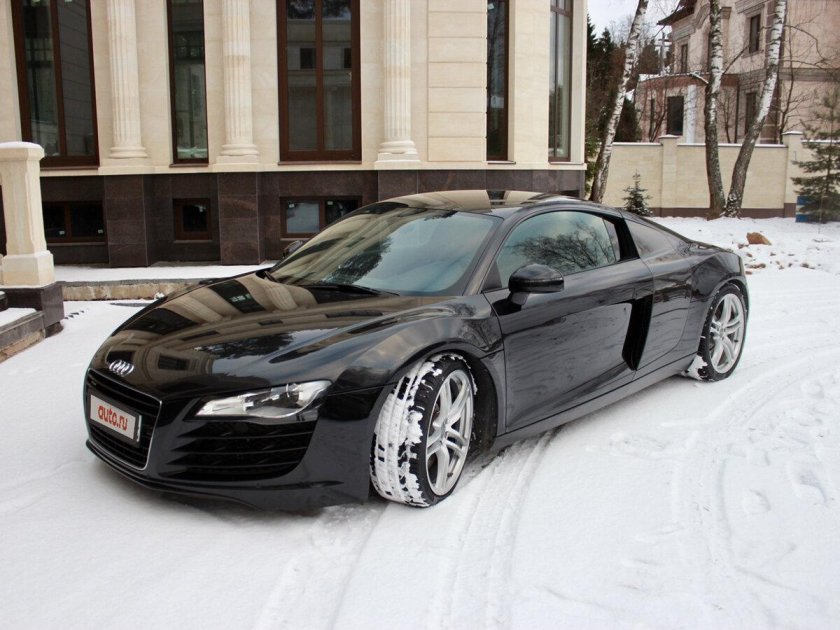 Ауди р8 черная 2008
