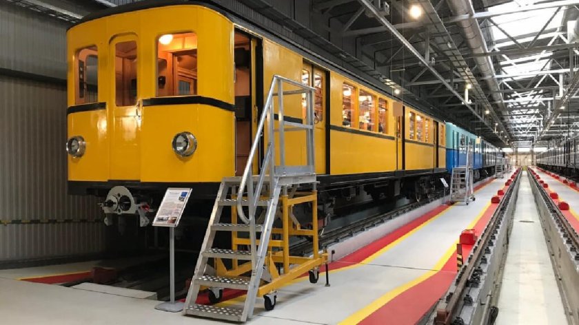Музей вагонов метрополитена в СПБ