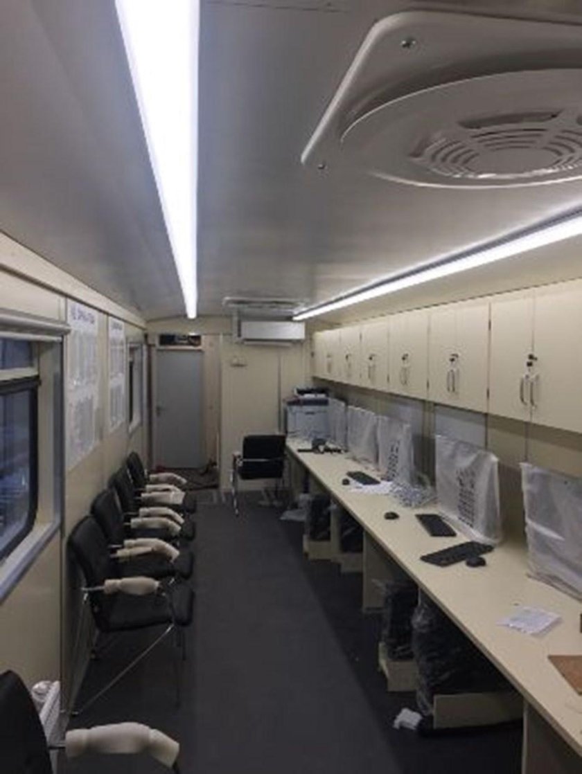 Вагон лаборатория контактной сети