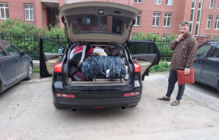 Багажник Инфинити ех35