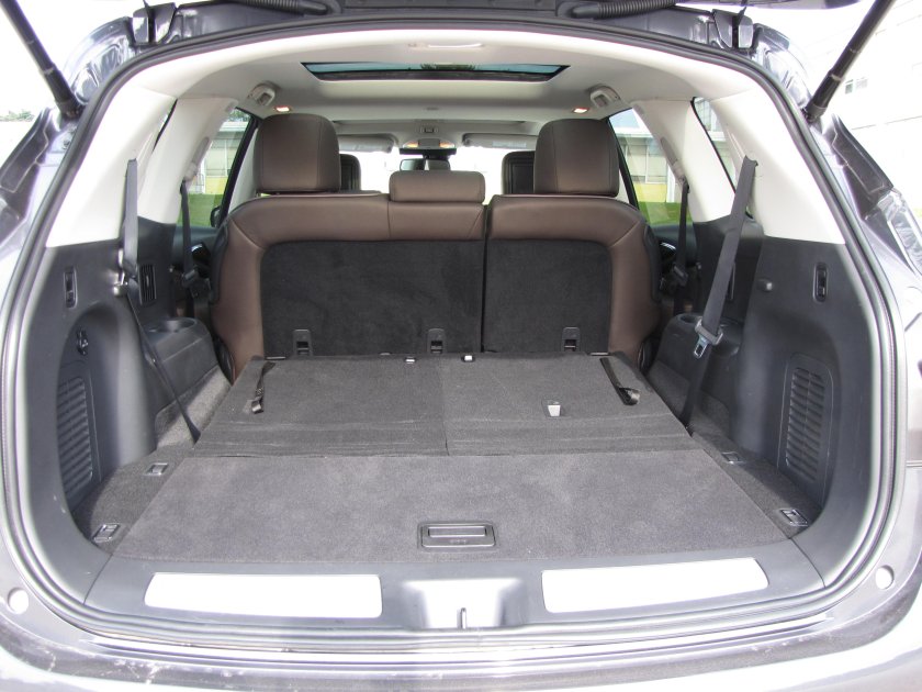 Размеры багажника Инфинити qx60