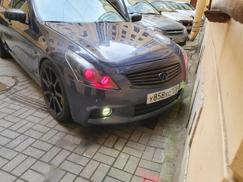 Габариты Инфинити g25