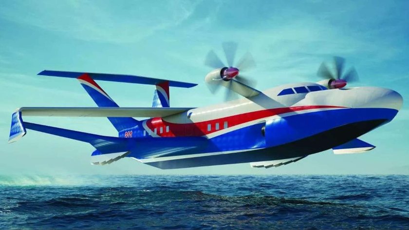 Экраноплан а-050 «Чайка»