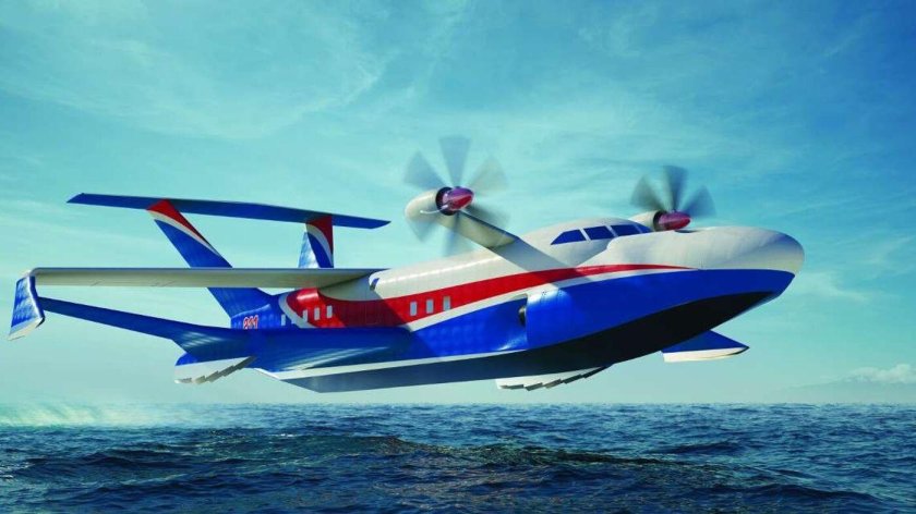 Экраноплан а-050 «чайка»