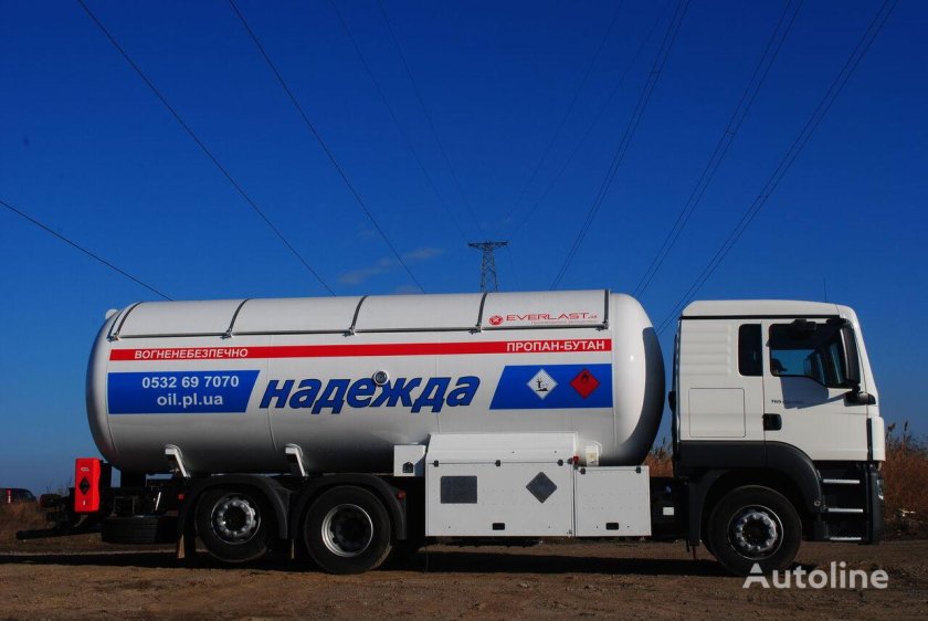 Грузовик DAF газовоз
