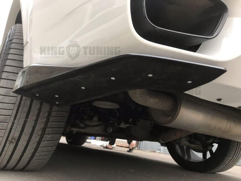 Накладка заднего бампера bmw