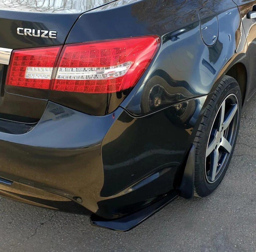Задний диффузор шевроле круз