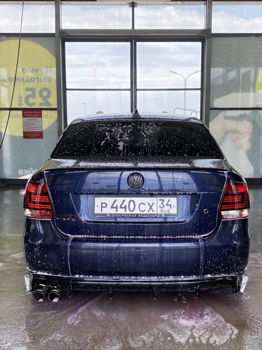 Тонировка фонарей поло седан