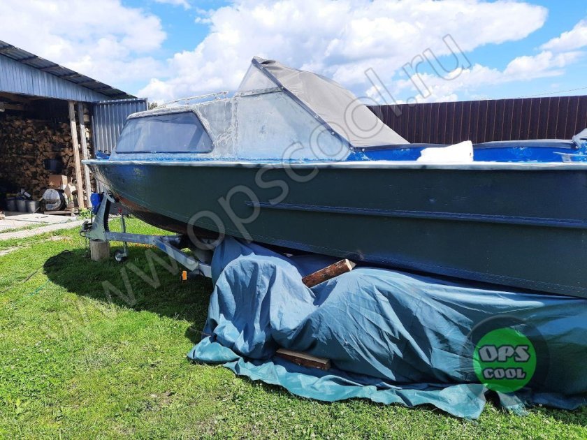 Покраска лодки