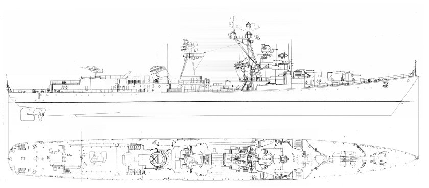 Эсминец проекта 57 бис схема чертеж
